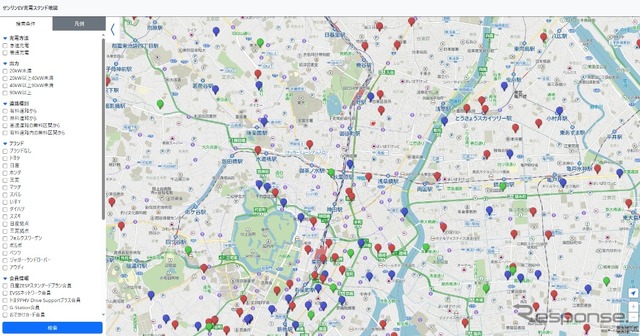 ゼンリン、EV充電スタンドの詳細データを収集・公開