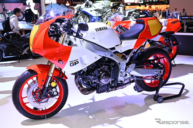 レトロだけど最先端！ヤマハ『XSR900GP』は、あの頃を懐かしむだけの存在じゃない…ジャパンモビリティショー2023