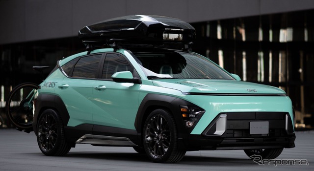 ヒョンデの小型SUV『コナ』で都市を冒険する…SEMA 2023でカスタマイズ提案へ