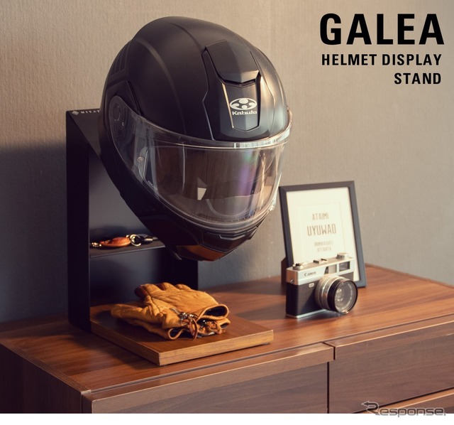 バイカー必見！ ヘルメットを飾りながら収納できる『GALEAシリーズ』登場