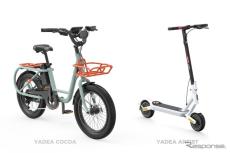 ヤデアが電動キックスクーターと電動アシスト自転車を発表…CES 2024