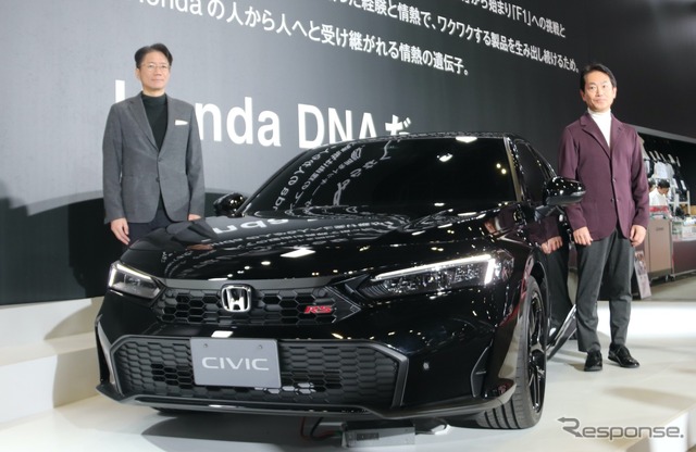 ホンダ シビックRS プロトタイプ発表、量産モデルはガソリン×6MTで今秋発売へ...東京オートサロン2024