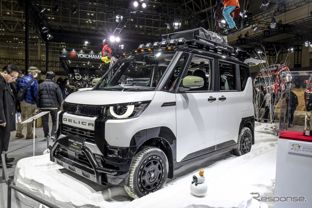 三菱『デリカミニ』雪国仕様は市販予定車ベース…東京オートサロン2024