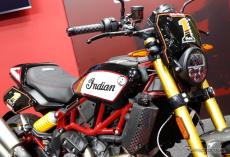 日本限定25台のインディアン、米フーリガン参戦の精神を形にした特別な『FTR』…東京モーターサイクルショー2024