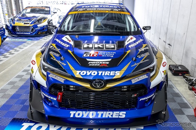 アディクション　GRカローラ　toyotires 松山北斗選手仕様 新車『GRカローラ』で2年連続のD1王者へ！Team TOYO TIRES DRIFTに松山