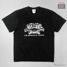 トヨタ『スープラ』デザイン Tシャツ発売…歴代のイラスト