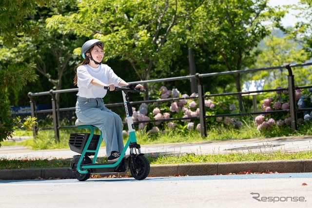 Luupが「電動シートボード」提供開始へ…座席・カゴ付きの特定小型原動機付自転車