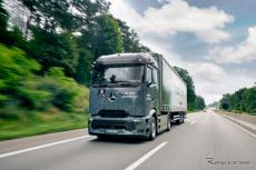 長距離輸送にもEVトラックを、航続500kmを実現するメルセデスベンツ『eActros 600』の新技術