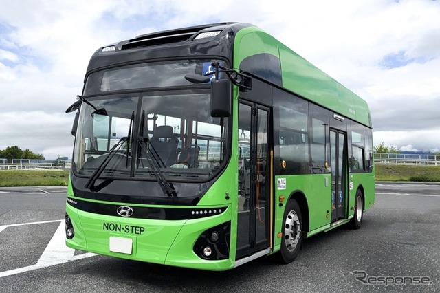 ヒョンデ、日本市場向け中型電気バス『エレクシティタウン』を2024年末に発売