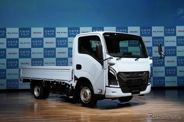 いすゞ『エルフミオ』発売…国内唯一、AT限定免許で運転可能なトラック