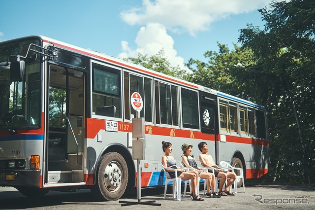 サウナバス「サバス2号」が完成…東急バス「ワンロマ車」を再利用