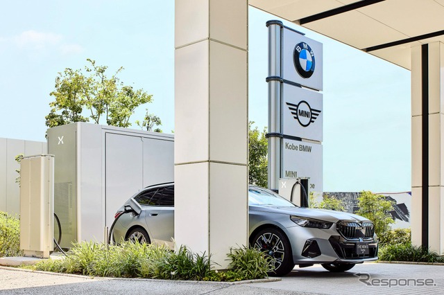パワーエックス、BMW・MINI販売店に超急速EV充電器を初導入