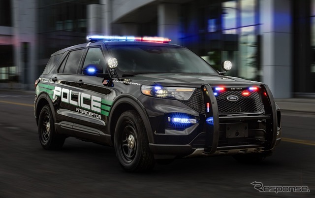 全米最多の警察車両、2025年モデルに進化…フォード『ポリス・インターセプター』はハイブリッド標準