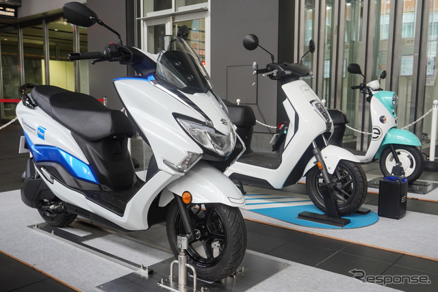 「バイクの日」秋葉原に最新モデルずらり、楽しさ、安全を啓発　小池都知事は「脱炭素」アピール