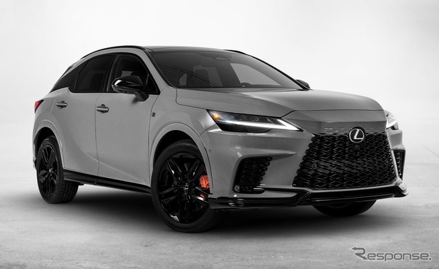 レクサス RX、2025年モデルに「ブラックライン」、オレンジキャリパー 