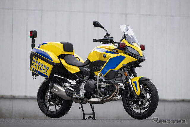 首都高の「黄バイ」にBMW『F900 XR』が採用！ 輸入二輪車ブランドで初