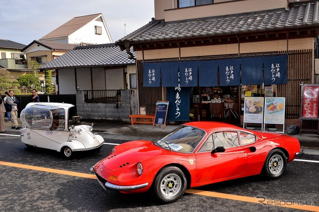 昭和の名車とワーゲンがぎっしり…茨城県の江戸崎商店街でホコ天イベント