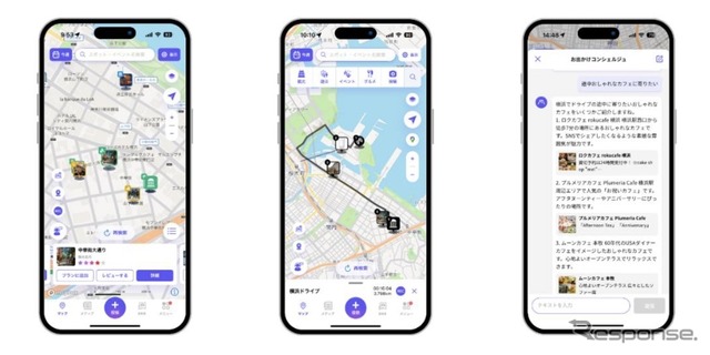 オートバックスMOBILAに新機能「カーライフMAP」…見ているだけで出かけたくなる？