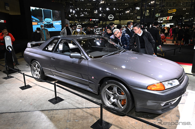 商品化はナシ!? R32型『スカイラインGT-R』をEV化した日産のねらい…東京オートサロン2025