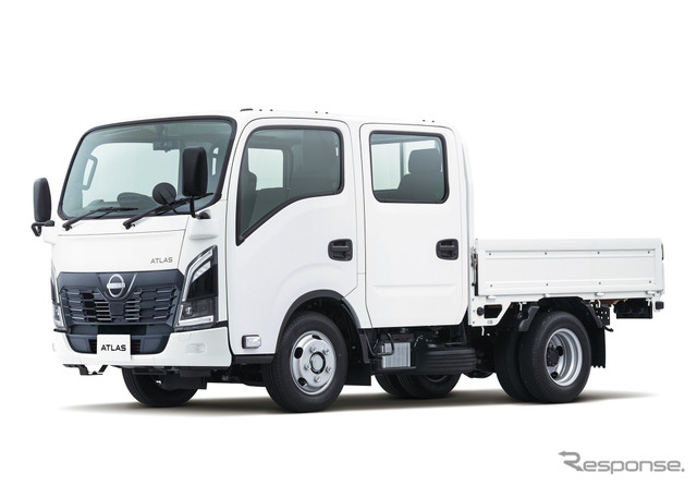 日産、普通免許で運転できる小型トラック『アトラス』に6人乗りダブルキャブ追加