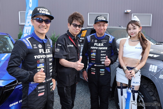 哀川翔 哀川翔の「FLEX SHOW AIKAWA Racing」、2025年ラリー参戦体制を