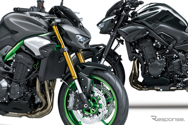 カワサキの新型『Z900』に熱視線！ 洗練のSugomiデザインに「緑色が