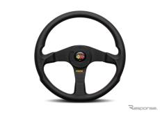 MOMO CORSE ステアリング N36 1995年製 90年代の名作ステアリングが復活、「赤ステッチ」デザインの「MOMO