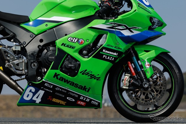 カワサキ、2026年参戦マシン公開…新型『Ninja ZX-10R』で全日本ロード