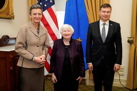 米財務長官、ウクライナ支援巡る取り組み強調　ＥＵ高官と会談