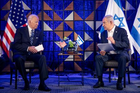 再送-米・イスラエル首脳が電話会談、停戦案など協議