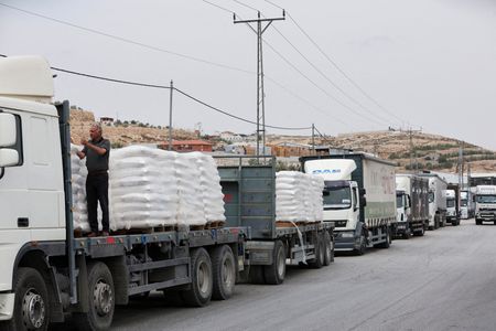 サウジ国営支援機関、イスラエルがガザ食料供給阻害と批判