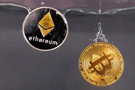 ビットコインとイーサ、数カ月ぶり安値　米景気後退懸念で