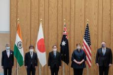 菅首相、米印豪の外相と会談「ビジョン共有する国々と一層連携」