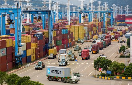 中国輸出、5月は前年比＋7.6％に加速　内需弱く輸入は低調