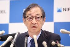 日鉄会長が会見、勝訴に自信　買収計画の代替案「ない」