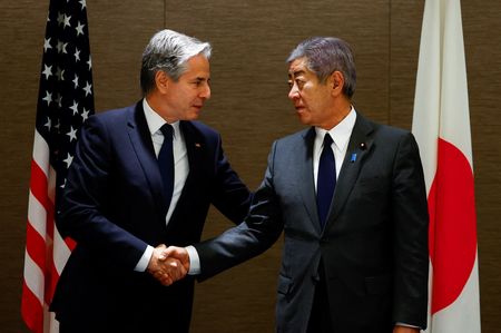 日米関係「かつてなく強固」、日鉄巡る質問にブリンケン氏答えず