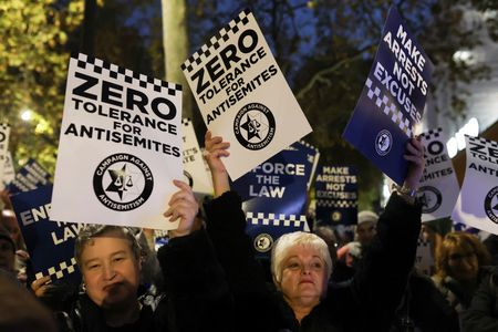 英国の反ユダヤ事案、今年前半は過去最多約2000件＝ユダヤ人団体