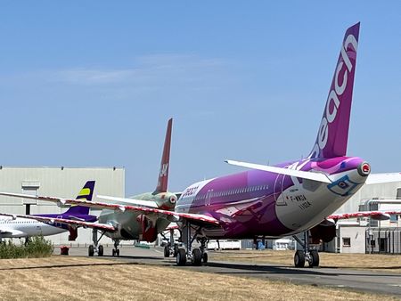 エアバス、7月の納入46機に減少　エンジン不足で完成に遅れ