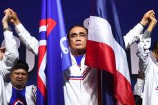 タイ首相、新党参加を表明　続投に意欲