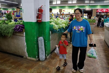 中国8月ＣＰＩ再び上向く、ＰＰＩは下落幅縮小　デフレ圧力緩和