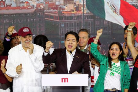 メキシコ連立与党、下院で圧倒的多数獲得　上院も過半数＝与党党首