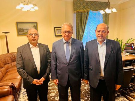 ロシア、ガザ人質解放を要求　ハマス幹部らと電話会談