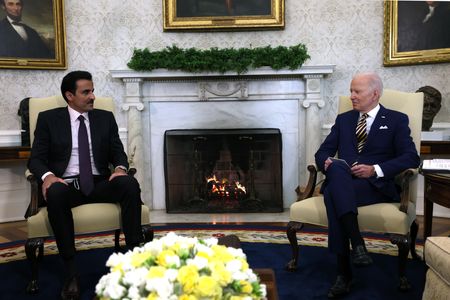 米大統領、ガザ巡りカタール首長と会談　人質解放の必要性で一致