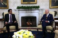 米大統領、ガザ巡りカタール首長と会談　人質解放の必要性で一致