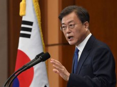 韓国大統領、北朝鮮に対話再開呼び掛け　「平和の約束守るべき」