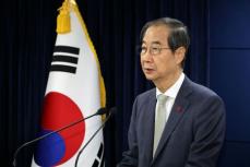 韓国大統領代行、バイデン氏と電話会談　米韓同盟発展に尽力と表明