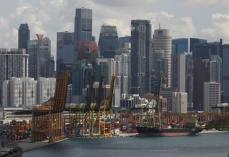 シンガポール非石油輸出、6月は前年比－8.7％　予想より大幅減