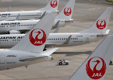 ＪＡＬ・ＡＮＡが2％高、ワクチン接種開始で期待感