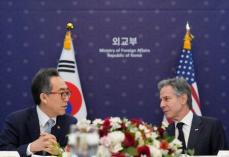 米韓外相がロ朝条約を非難、地域の平和と安定に脅威＝韓国外務省