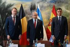 スペイン首相、ガザ危機解決に国際和平会議を提案　イスラエル訪問